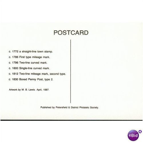 GB Postcard 1987 - Petersfield Postmarks