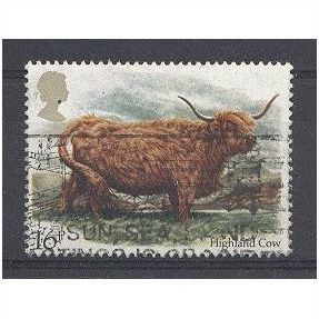 SG1240 16p Highland Cow.Fine Used.nb12