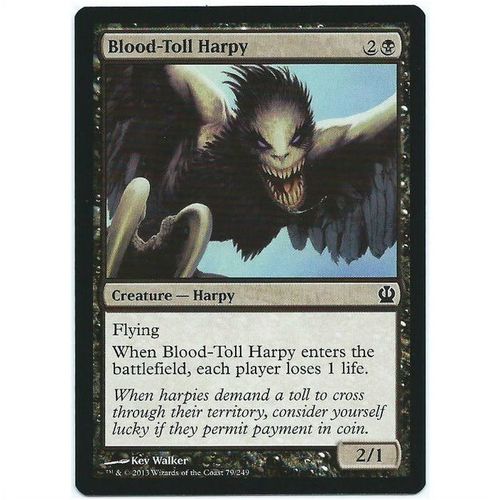 Magic the Gathering MTG Theros 079/249 Blood-Toll Harpy