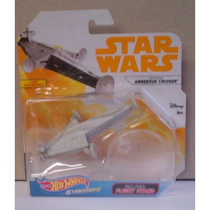 HOT WHEELS STAR WARS ' yellow card ' IMPERIAL ARRESTOR CRUISER