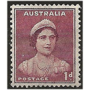 Australia 1941 SG181 1d Maroon Mounted Mint . ..