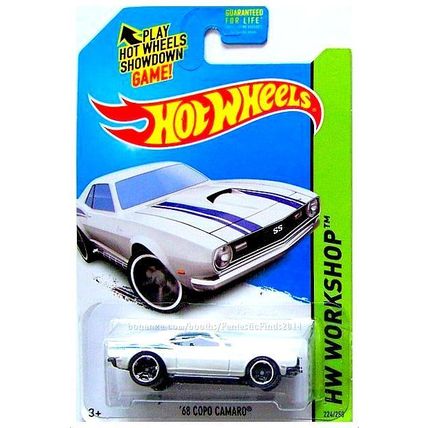 Hot Wheels - '68 COPO Camaro: HW Workshop 2014 - Then And Now #224/250 *White*