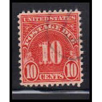 Used J84a 10c Postage Due Fine K1360