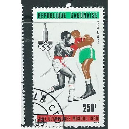 gabon stamps sg727 sport vfu sg 727