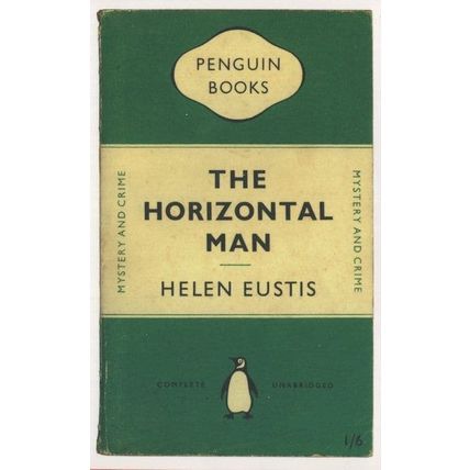 The Horizontal Man Helen Eustis 1949 Book Postcard