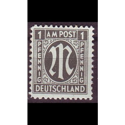 GERMANY Alliiert AmBri [1945] MiNr 0016 C ( **/mnh )