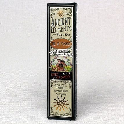 Fire of Passion, Ancient Elements, 20 Natural Incense Sticks, Sun's Eye
