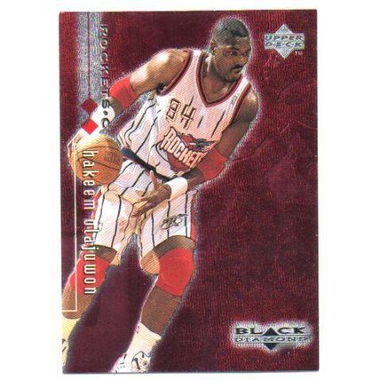 BLACK DIAMOND 2 RED FOIL HAKEEM OLAJUWON #/3000