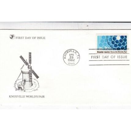 United States 1982 Breeder Reactor Knoxville Worlds Fair FDC Knoxville TN Cancel