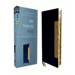 Niv, Thinline Bible, Leathersoft, Blue, Red Letter, Thumb Indexed, Comfort Print