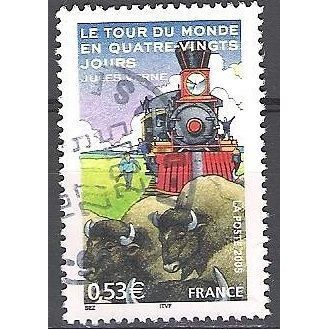 France 2005 Michel 3946I O Cote (2008) 1.70 € Jules Verne Le Tour du monde