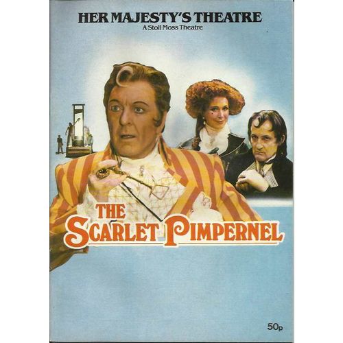 THE SCARLET PIMPERNEL Donald Sinden 1985 Her Majesty's Theatre Programme