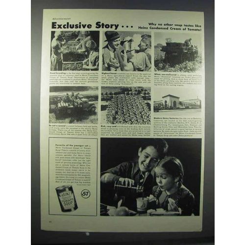 1945 Heinz Tomato Soup Ad - Exclusive Story