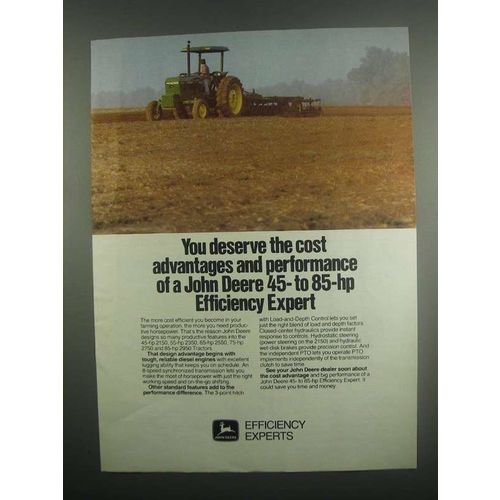 1984 John Deere Tractors Ad - You Deserve