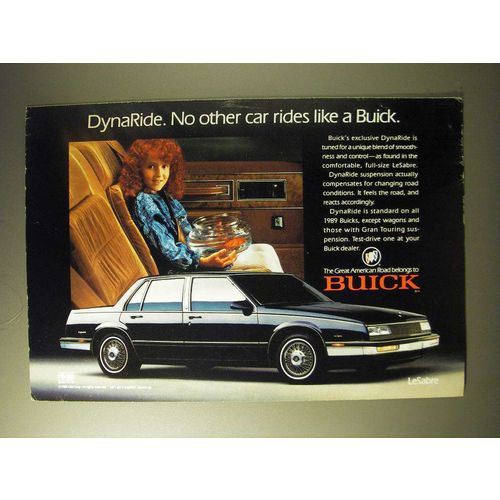 1989 Buick LeSabre Ad - DynaRide. No other car rides like a Buick