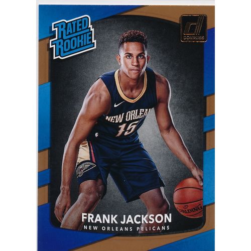 2017-18 Donruss Rated Rookie 170 Frank Jackson RC New Orleans Pelicans