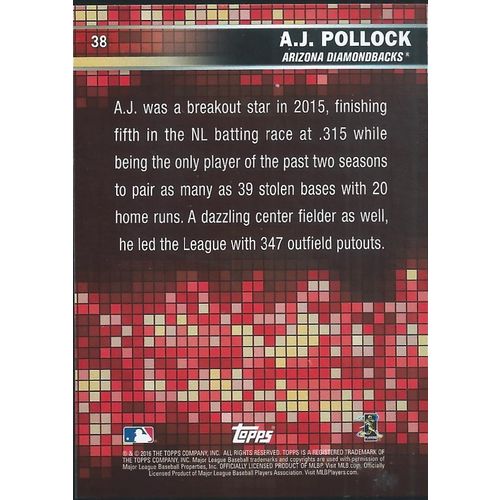 Lot #43 (5) 2016 Topps Walmart Marketside Ortiz Pollack McCutchen +2 See Pics