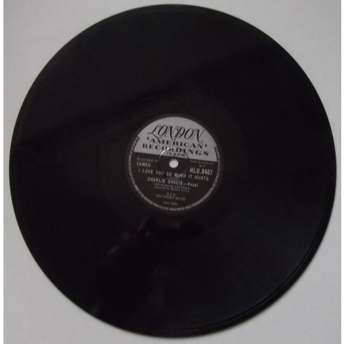 Charlie Gracie. Wandering Eyes b/w I Love You So Much It Hurts. 10" - 78rpm.