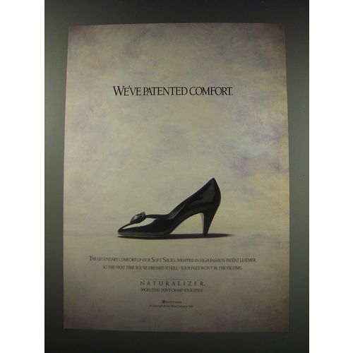 1991 Naturalizer Shoes Ad - We've patented comfort