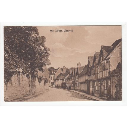 Mill Street Warwick Postcard W14
