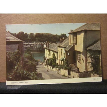 BODINNICK, nr. FOWEY, CORNWALL vintage used postcard RP by Jarrold 1963 pm =