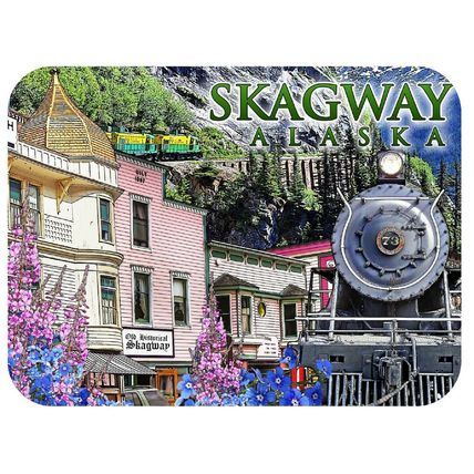 Skagway Alaska Fridge Magnet