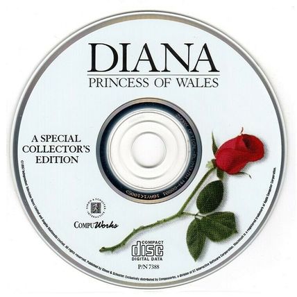 Diana Princess of Wales (Collector's Ed.) (CD, 1997) Win/Mac - NEW CD in SLEEVE