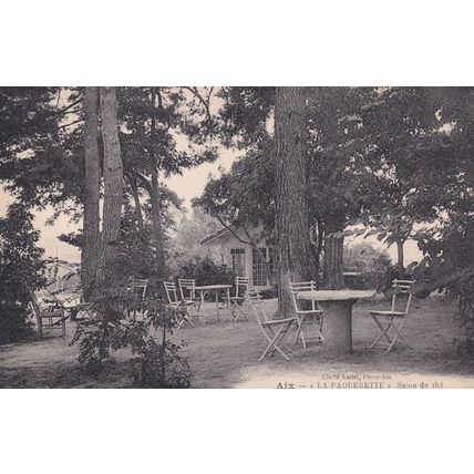 Aix Les Bains Salon De La Paquette Antique French Postcard