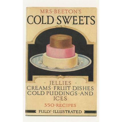 Mrs Beetons Cold Sweets 350 Recipes Cookery Book Postcard