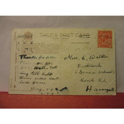 PROSPECT PLACE, HARROGATE, YORKSHIRE used postcard by R. Tuck 'Oilette' 1920s =