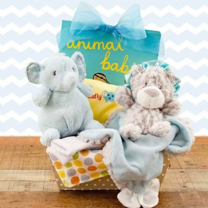 Bedtime Baby: Baby Boy Gift Basket