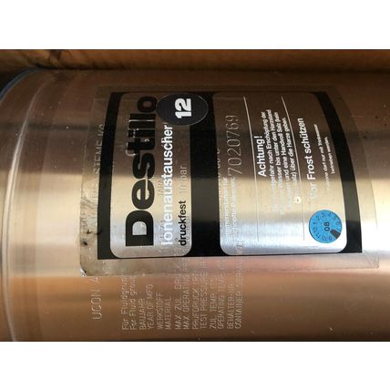 NEW HERCO DESTILLO 12DE WATER DEMINERALIZER,300 L/M,7020769,10BAR,TM