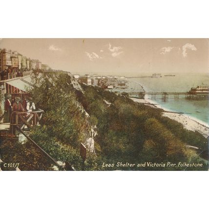 PC18770 Leas Shelter and Victoria Pier. Folkestone
