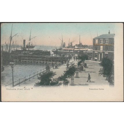 Victoria Pier, Hull, Yorkshire, 1904 - Valentine's Postcard