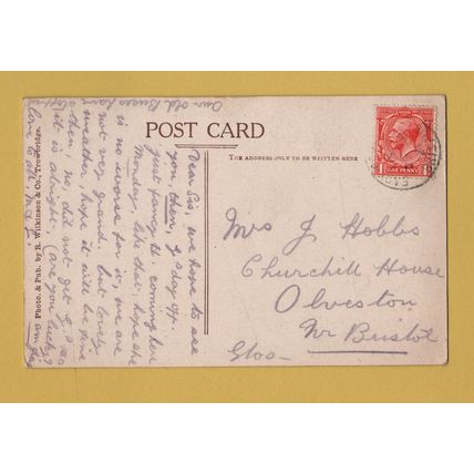 Bath Abbey (North-East) - Postally Used - Bristol Postmark - R.Wilkinson & Co