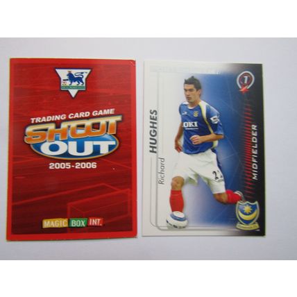 Richard Hughes - Portsmouth Shoot Out 2005 2006 Magic Box Football Card (EF1)