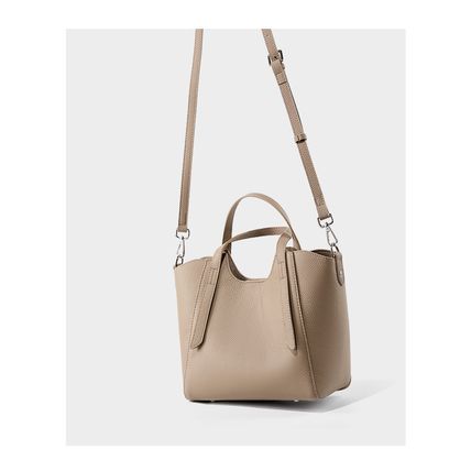 Women Genuine Leather Shoulder Bags Purses and Handbags Grey