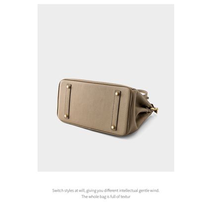 Women Genuine Leather Shoulder Bags Grey