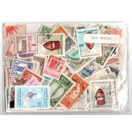 300 Different Morocco (French) Stamp Collection - stamps at least 25 years old