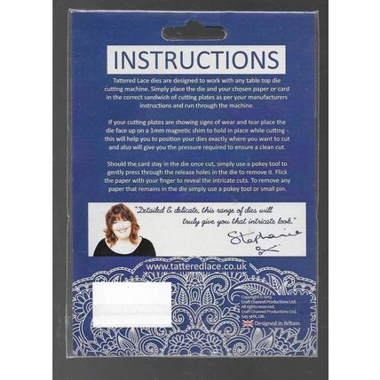 Tattered Lace Die Set. Die Cutting Cardmaking Scrapbooking Crafts