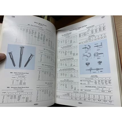 RARE* 1963 MAC METAL AGENCIES Co No.63 CATALOGUE HEAVY BOOK & PRICE LIST (P12)