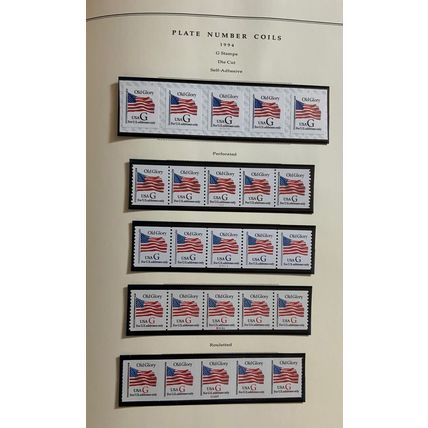 Collection Of Mostly PL# Coils In Album - Face Value $459.00+ - Stuart Katz