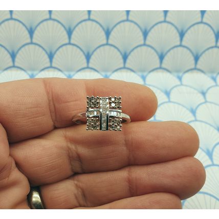 Gemporia 9ct 375 White Gold 0.50ct Cognac Diamond Ring - Brand New with Box