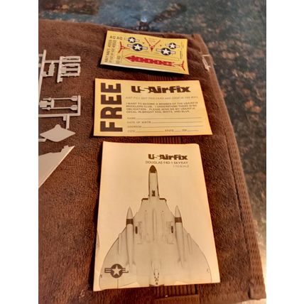 USairfix F4D Skyray 1:72 Scale Naval Jet Complete Unassembled Model Kit 1979