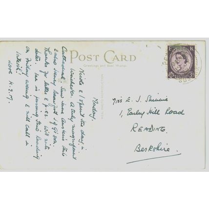 One The Close Sumners Home 1885 - 1921 Mary Winchester Hampshire Postcard