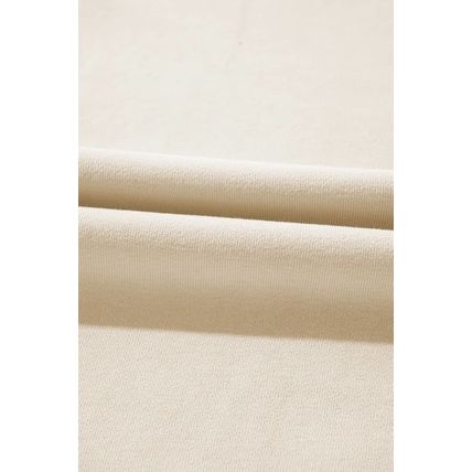 Apricot Loop Drawstring Casual Wide Leg Pants