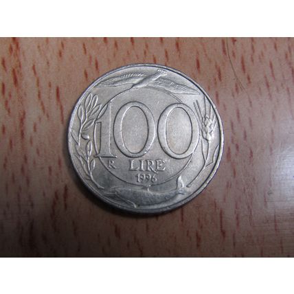 Italy 1996 100 Lire Coin (ERROR)