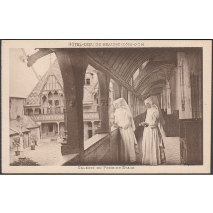 Galerie du Premier Etage, Hôtel-Dieu de Beaune, c.1920 - CPA