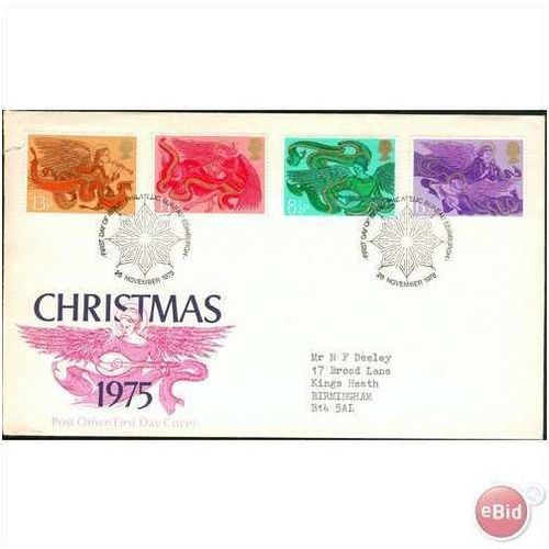 GB FDC 1975 - Christmas 75 - Edinburgh SHS