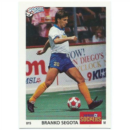 1991 Soccer Shots MSL - #015 - Branko Segota